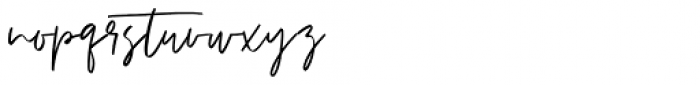 Fortune Script Font LOWERCASE