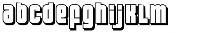 FT Bronson Shadow Font LOWERCASE