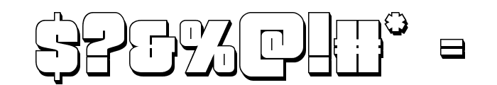 Funk Machine 3D Font OTHER CHARS