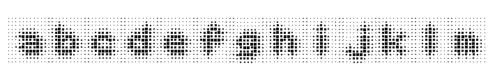 Fuzzy Logic Regular Font LOWERCASE