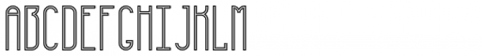 Furunkel Outline Fat Font UPPERCASE