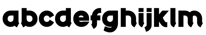 Gadeg Bold Personal Font LOWERCASE