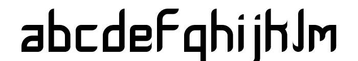 Gadolinium Rounded Font LOWERCASE