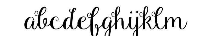 Gardenia Font LOWERCASE