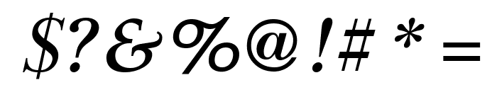 GFSDidot-BoldItalic Font OTHER CHARS