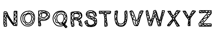 GINUMBER1 Font UPPERCASE