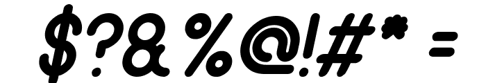 gitchgitch Italic Font OTHER CHARS