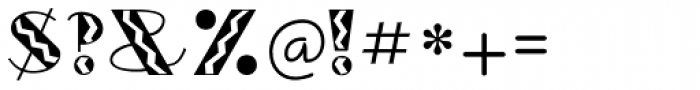 Glitzy Flash Font OTHER CHARS