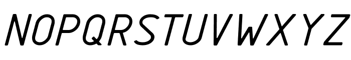 GOSTRUS type sB Font UPPERCASE
