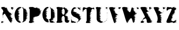 Grunge Bold Font UPPERCASE