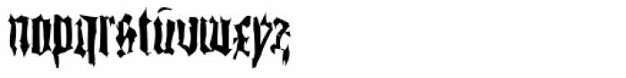 Gutenbergs Traces EF Font LOWERCASE