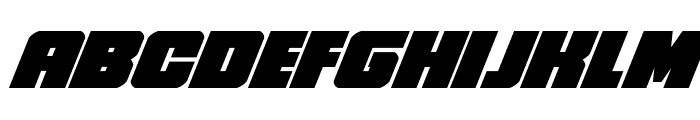 Hammer Scout Italic Font UPPERCASE