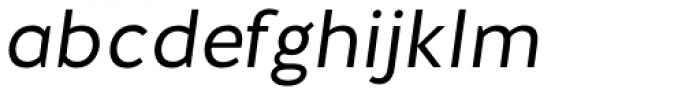 Halis Grotesque Book Italic Font LOWERCASE