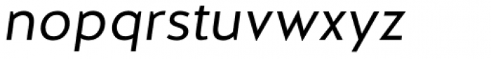 Halis Grotesque Book Italic Font LOWERCASE