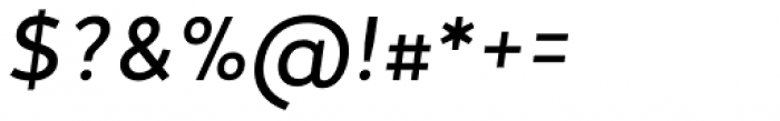 Halis Grotesque Italic Font OTHER CHARS