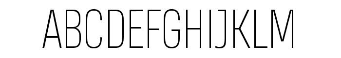 Heading Pro Trial Thin Font UPPERCASE
