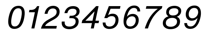 HelveticaNowText-RegIta Font OTHER CHARS