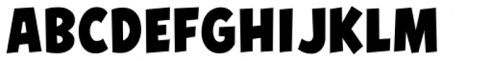 Hero Sandwich Meat Font UPPERCASE