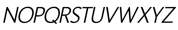 Homizio Nova Italic Font UPPERCASE