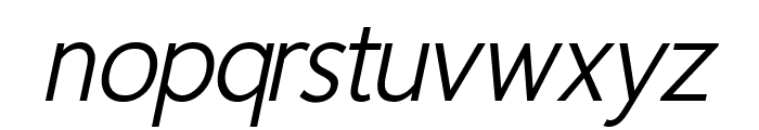 Homizio Nova Italic Font LOWERCASE