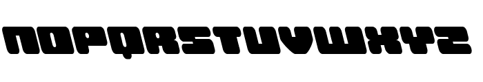 Hula Hoop Girl Leftalic Font LOWERCASE