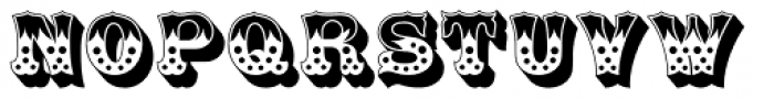 Hunky Dory NF Font UPPERCASE