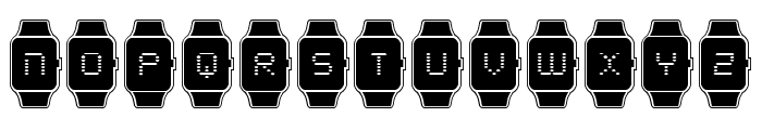 iChrono Academy Font LOWERCASE