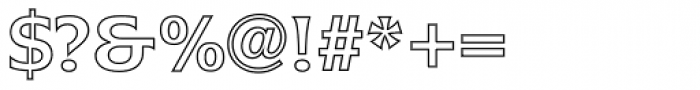 Icone Bold Outline Font OTHER CHARS