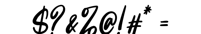 Intensity Font OTHER CHARS