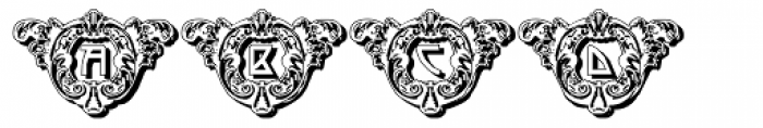Intellecta Crafts Decorative Shadow Font UPPERCASE