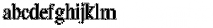 Intellecta Romana Humanistica Lined Font LOWERCASE