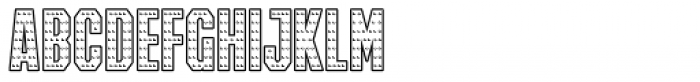 IRON MAN OF WAR 001 Font UPPERCASE