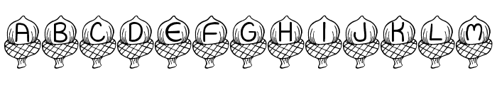 JI Acorn Font LOWERCASE