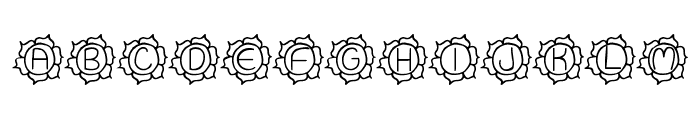 JI Sunflower Font UPPERCASE