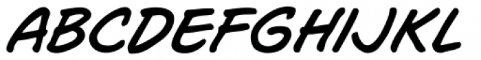 Joe Mad Italic Font LOWERCASE
