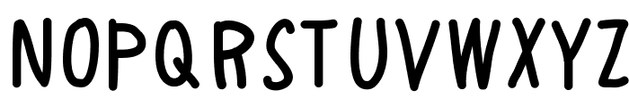 K26AlphaCasual Font UPPERCASE