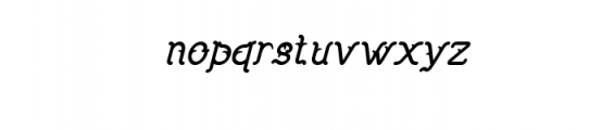 KariKatur 2016 Bold Italic.ttf Font LOWERCASE