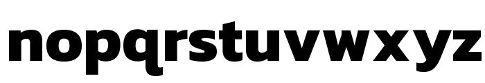 Kanit Bold Font LOWERCASE
