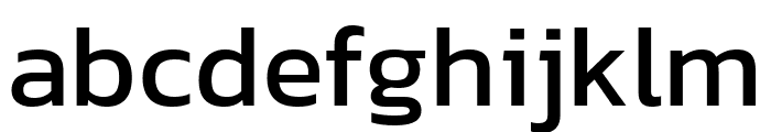 Kanit Regular Font LOWERCASE