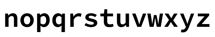 Kawkab Mono Bold Font LOWERCASE