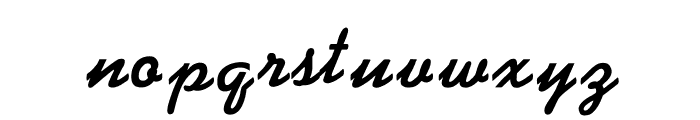 KG BLACKAT Font LOWERCASE