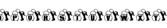 KG SNOWMAN2 Font LOWERCASE