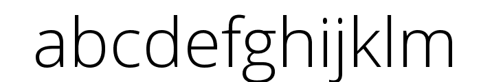 Khula Light Font LOWERCASE