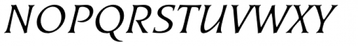 Kiev Italic SC Font UPPERCASE