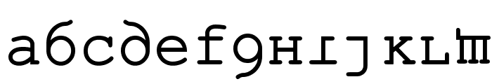 Kremlin Kourier II Font LOWERCASE