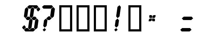 LCDMono Bold Font OTHER CHARS