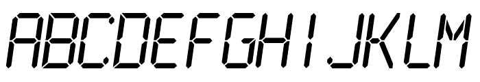 LCDMono2 Normal Font UPPERCASE