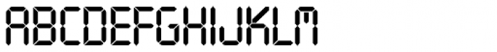 LCD SH Regular Font LOWERCASE