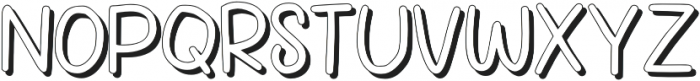 Le Petit Shadow otf (400) Font UPPERCASE