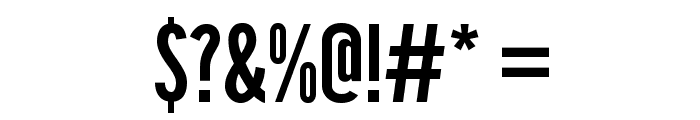 League Gothic Regular Font OTHER CHARS